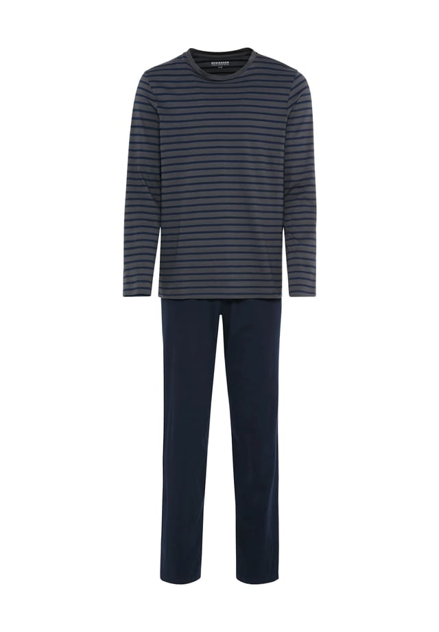 Повседневная пижама из хлопка в полоску Schiesser, серый
Повседневная пижама из хлопка в полоску Schiesser, серый