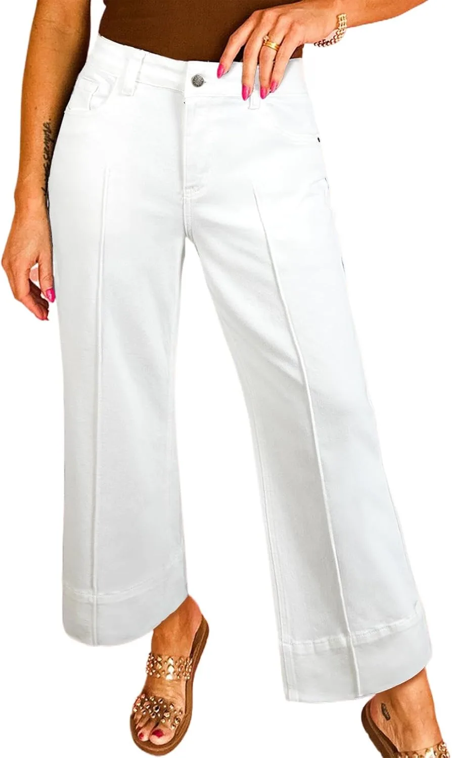 Женские джинсы Astylish 2026 с высокой талией и широкими штанинами
Женские джинсы Astylish 2026 с высокой талией и широкими штанинами