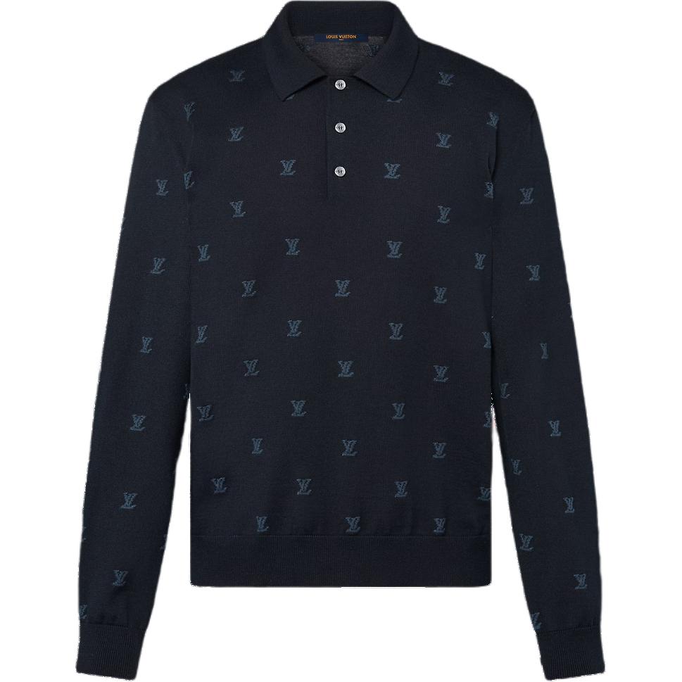 Джемпер Lv Wool Silk And Cashmere Blend Long Sleeve Lv Blason Polo LOUIS VUITTON, черный
Джемпер Lv Wool Silk And Cashmere Blend Long Sleeve Lv Blason Polo LOUIS VUITTON, черный