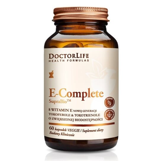Doctor Life, E-Complete SupraBio 8 витаминов Е нового поколения, 30 капсул 
Doctor Life, E-Complete SupraBio 8 витаминов Е нового поколения, 30 капсул