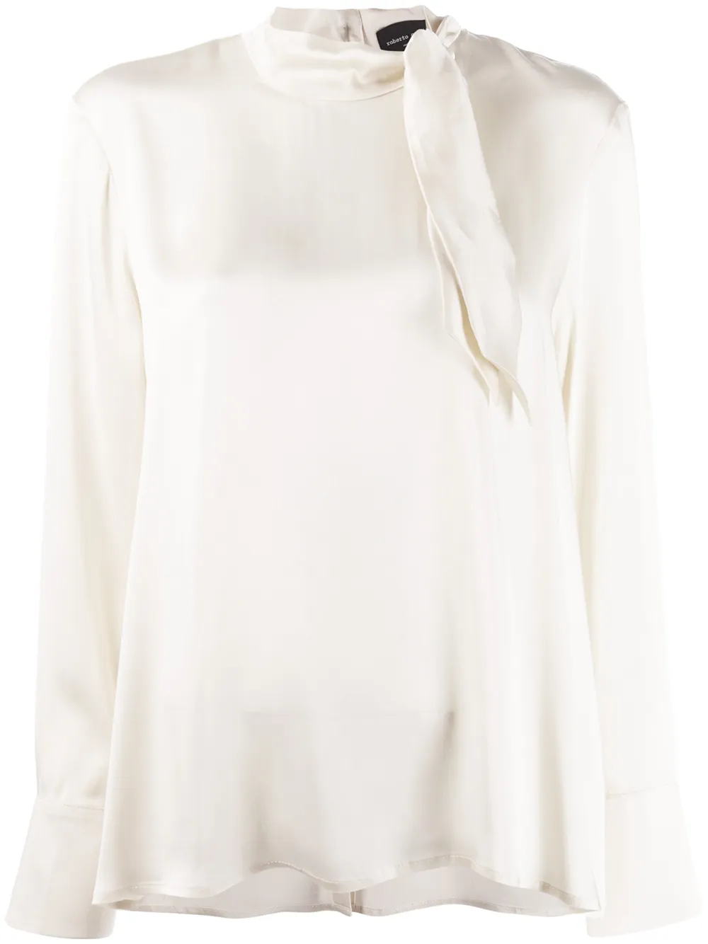Блузка с воротником на завязках Roberto Collina, белый
Блузка с воротником на завязках Roberto Collina, белый