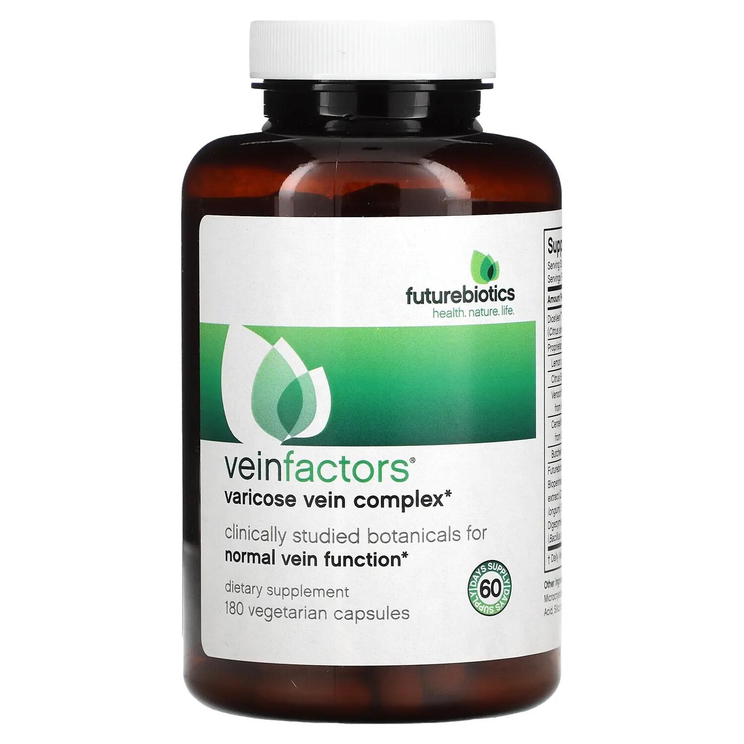 FutureBiotics VeinFactors Комплекс при варикозном расширении вен 180 вегетарианских капсул
FutureBiotics VeinFactors Комплекс при варикозном расширении вен 180 вегетарианских капсул