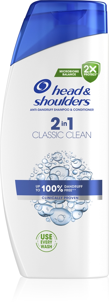 Классический чистый шампунь 2-в-1 против перхоти Head & Shoulders, 625 мл
Классический чистый шампунь 2-в-1 против перхоти Head & Shoulders, 625 мл