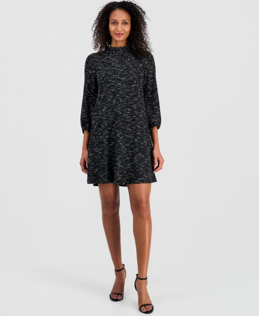 Женское платье с завязками на спине, воротником-стойкой и рукавами 3/4 Robbie Bee, BLK/WHT
Женское платье с завязками на спине, воротником-стойкой и рукавами 3/4 Robbie Bee, BLK/WHT