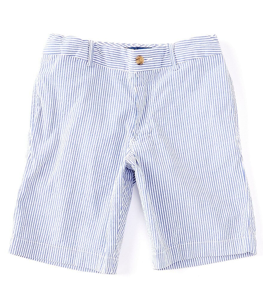 Полосатые эластичные шорты из жатого хлопка для мальчиков Polo Ralph Lauren Big Boys 8–20, синий
Полосатые эластичные шорты из жатого хлопка для мальчиков Polo Ralph Lauren Big Boys 8–20, синий