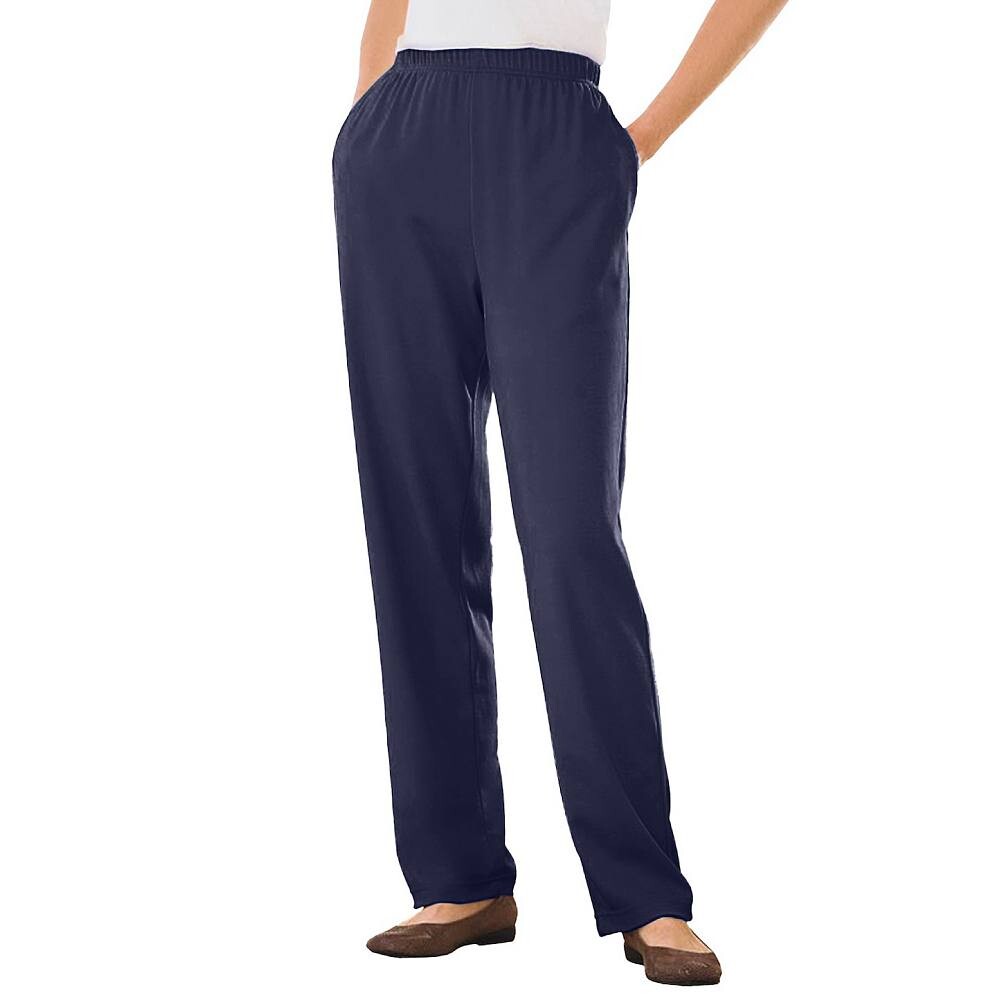 Женщина в женских 7-дневных вязаных брюках прямого кроя больших размеров Woman Within, темно-синий
Женщина в женских 7-дневных вязаных брюках прямого кроя больших размеров Woman Within, темно-синий