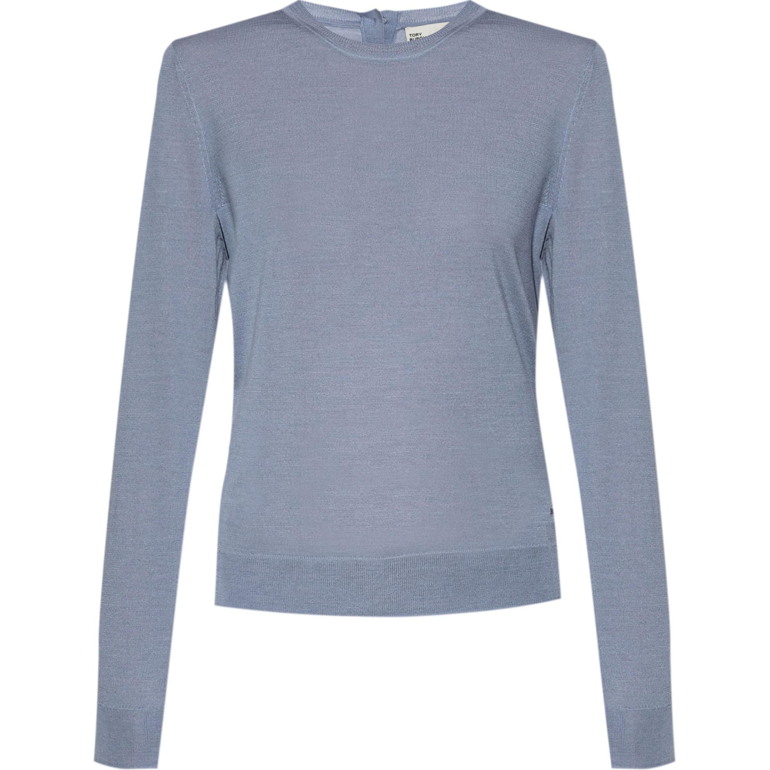 Свитер с круглым вырезом TORY BURCH, синий
Свитер с круглым вырезом TORY BURCH, синий
