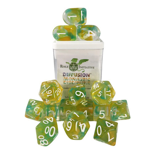 Аксессуары Role 4 Initiative R4I Dice w/ Arch'd4: Classes & Creatures: Diffusion - Monastic Discipline (Special Reserve) (15)
Аксессуары Role 4 Initiative R4I Dice w/ Arch'd4: Classes & Creatures: Diffusion - Monastic Discipline (Special Reserve) (15)