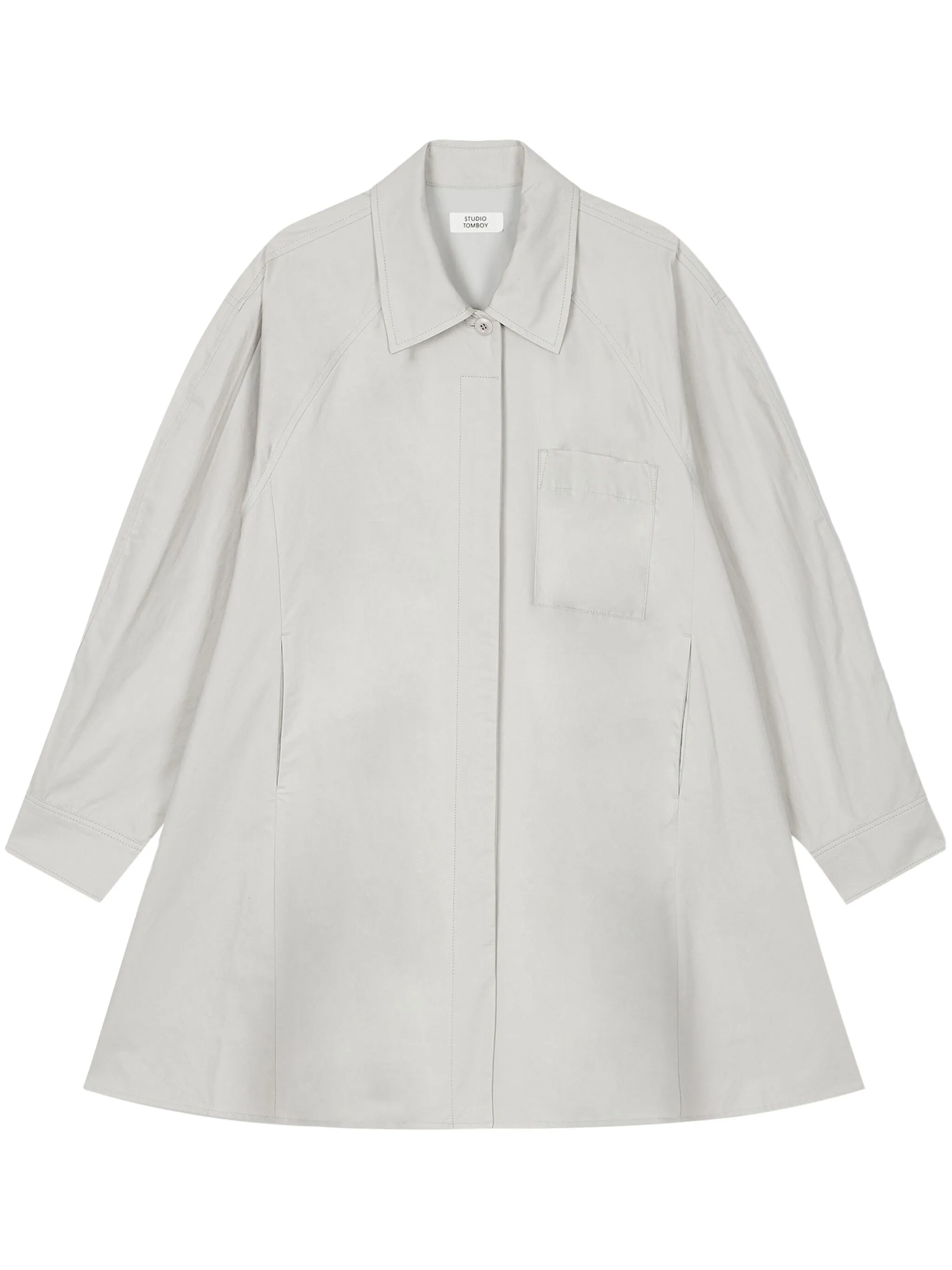 Рубашка оверсайз Tomboy, серый
Рубашка оверсайз Tomboy, серый