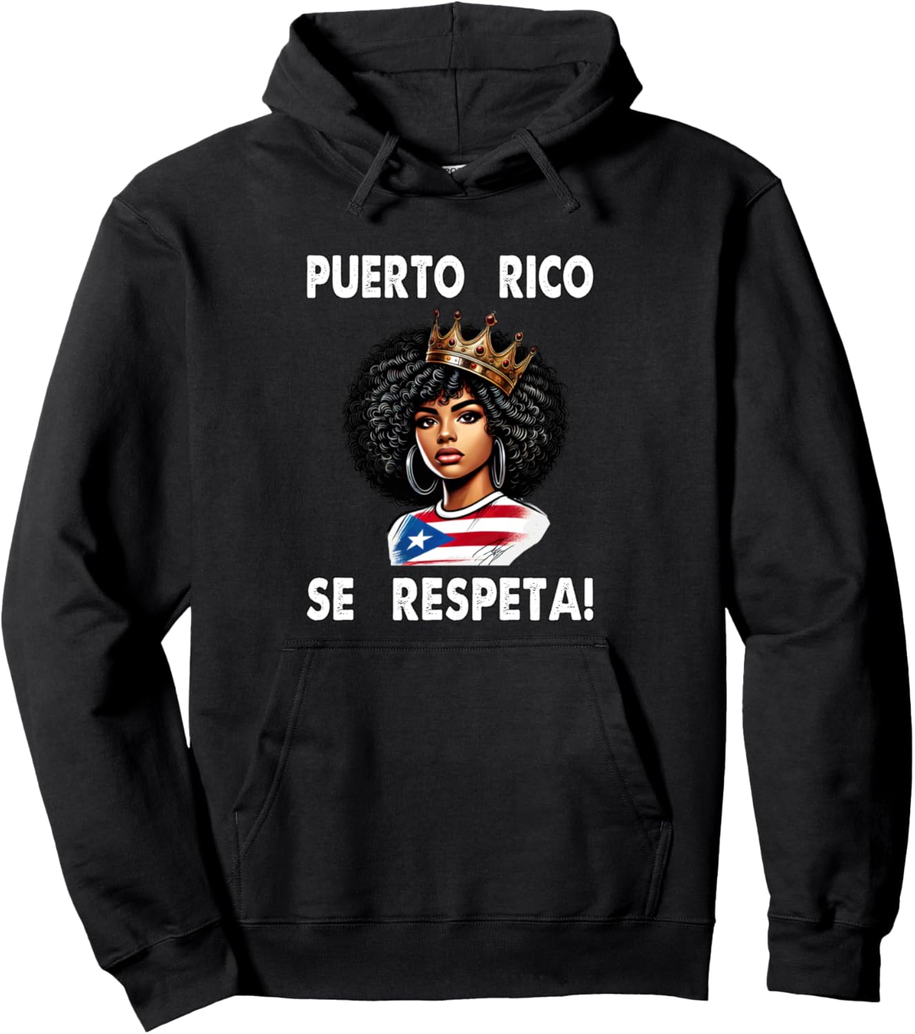 Толстовка с капюшоном с флагом Пуэрто-Рико Se Respeta Afro Boricua Crown Queen PR Puerto Rico Se Respeta Collection, More Here, черный
Толстовка с капюшоном с флагом Пуэрто-Рико Se Respeta Afro Boricua Crown Queen PR Puerto Rico Se Respeta Collection, More Here, черный