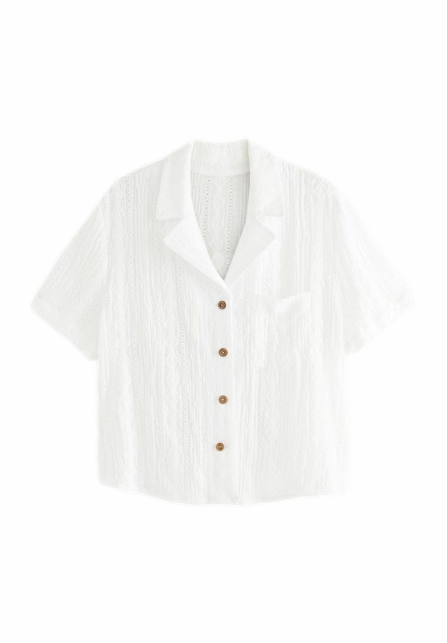 Блуза Next Button-down blouse, White
Блуза Next Button-down blouse, White