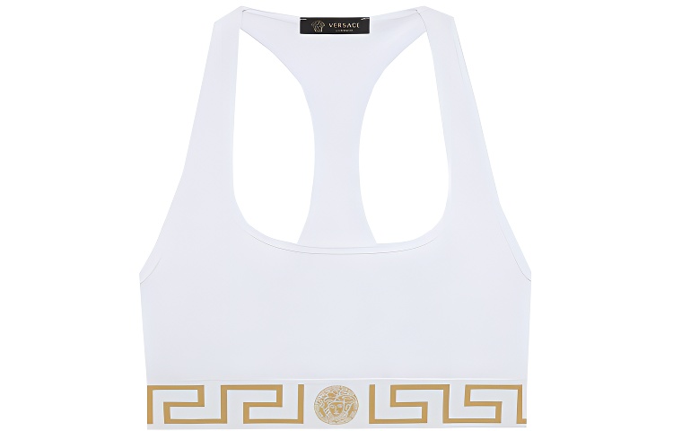 VERSACE Спортивный бюстгальтер Greca Border 'Optical White'
VERSACE Спортивный бюстгальтер Greca Border 'Optical White'
