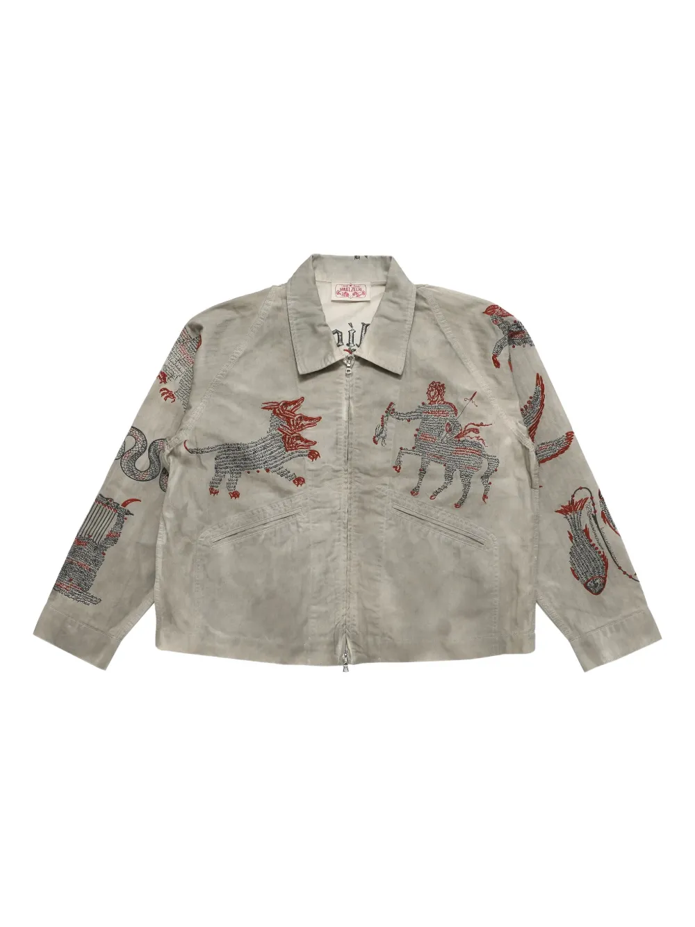 Куртка на молнии в средневековом стиле Samuel Zelig, серый
Куртка на молнии в средневековом стиле Samuel Zelig, серый