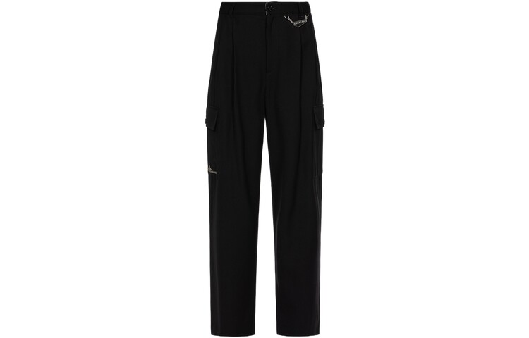 Повседневные брюки женские черные Evisu, черный 
Повседневные брюки женские черные Evisu, черный