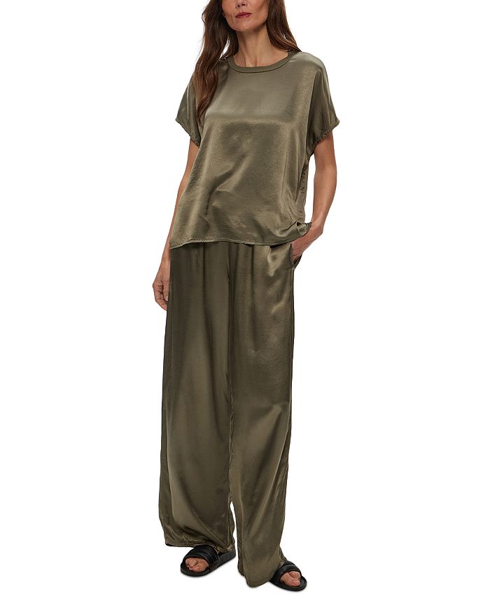 Сатиновые брюки с широкими штанинами Cyrus Michael Stars, зеленый
Сатиновые брюки с широкими штанинами Cyrus Michael Stars, зеленый