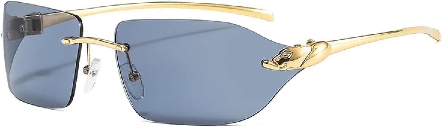 Винтажные уникальные солнцезащитные очки с принтом гепарда для женщин, без оправы, с прозрачными линзами цвета океана, для мужчин, с защитой от УФ-излучения UV400 HHZZYVY, Golden Gray
Винтажные уникальные солнцезащитные очки с принтом гепарда для женщин, без оправы, с прозрачными линзами цвета океана, для мужчин, с защитой от УФ-излучения UV400 HHZZYVY, Golden Gray