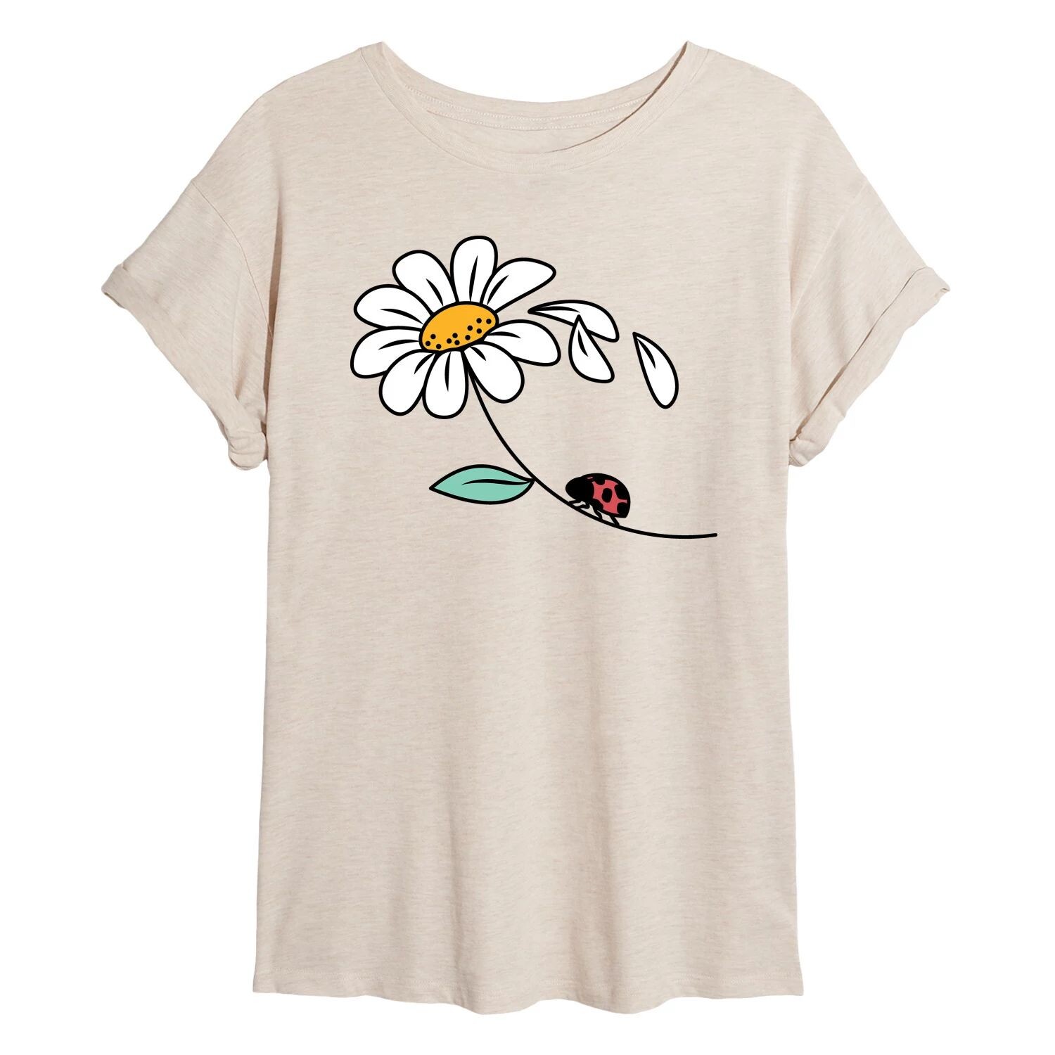 Струящаяся футболка с изображением божьей коровки и ромашки для юниоров Licensed Character
Струящаяся футболка с изображением божьей коровки и ромашки для юниоров Licensed Character