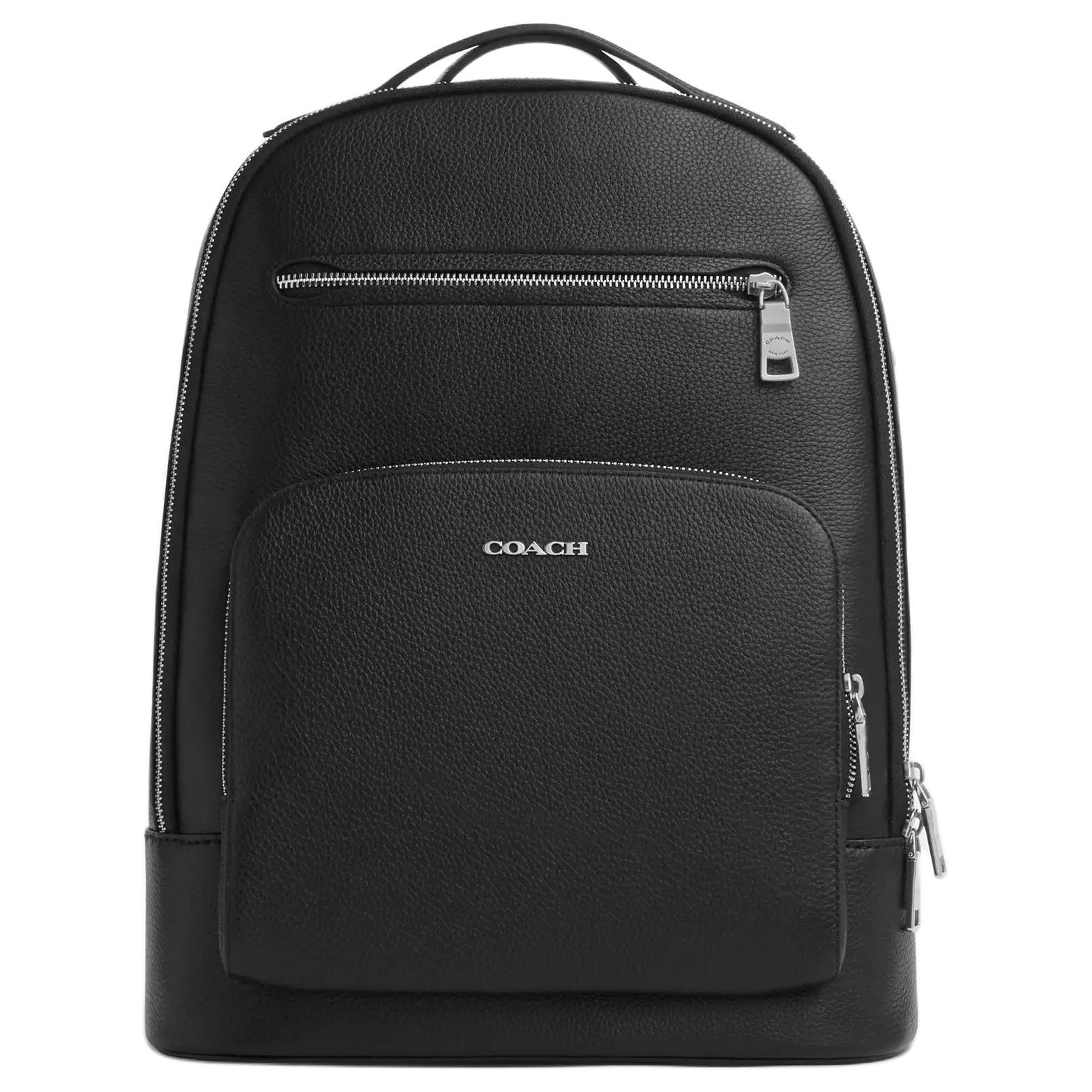 COACH Элегантный рюкзак Ethan из кожи с гальванизированным узором, большой, мужской, black
COACH Элегантный рюкзак Ethan из кожи с гальванизированным узором, большой, мужской, black