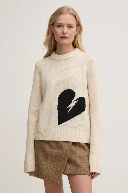 Свитер из шерсти Zadig&Voltaire, бежевый 
Свитер из шерсти Zadig&Voltaire, бежевый