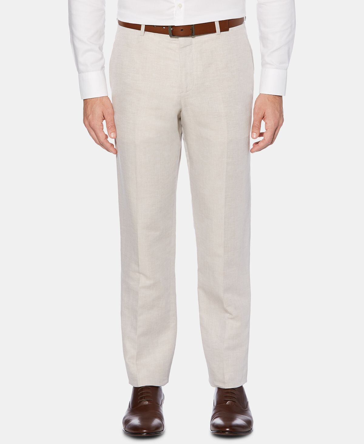 Мужские однотонные классические брюки современного кроя Perry Ellis из льна/хлопка Perry Ellis Portfolio
Мужские однотонные классические брюки современного кроя Perry Ellis из льна/хлопка Perry Ellis Portfolio