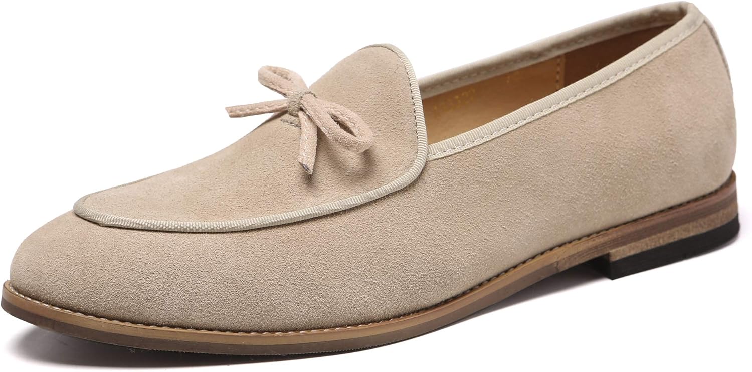 Мужские повседневные лоферы Santimon с кисточками, слипоны с бантом, мокасины, лодочные туфли, бежевый
Мужские повседневные лоферы Santimon с кисточками, слипоны с бантом, мокасины, лодочные туфли, бежевый