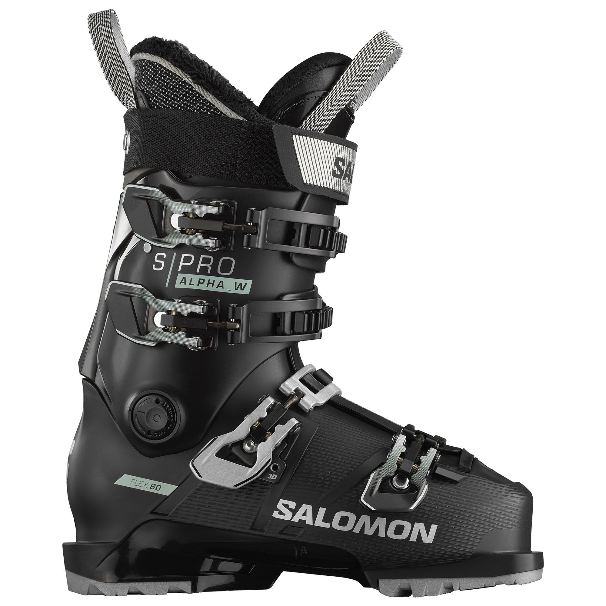 Женские горнолыжные ботинки S/PRO ALPHA 80 W Salomon, Black/Silver
Женские горнолыжные ботинки S/PRO ALPHA 80 W Salomon, Black/Silver