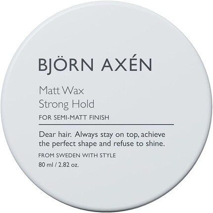 Bjorn Axen Matt Wax сильной фиксации 2,71 унции Björn Axén
Bjorn Axen Matt Wax сильной фиксации 2,71 унции Björn Axén