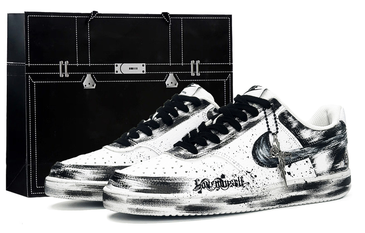 Court Vision 1 скейтборд обувь unisex low top black Nike, Gothic черный белый
Court Vision 1 скейтборд обувь unisex low top black Nike, Gothic черный белый