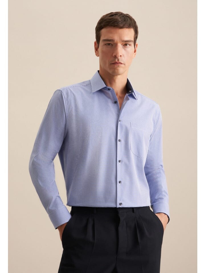 Рубашка Seidensticker, цвет mittelblau
Рубашка Seidensticker, цвет mittelblau