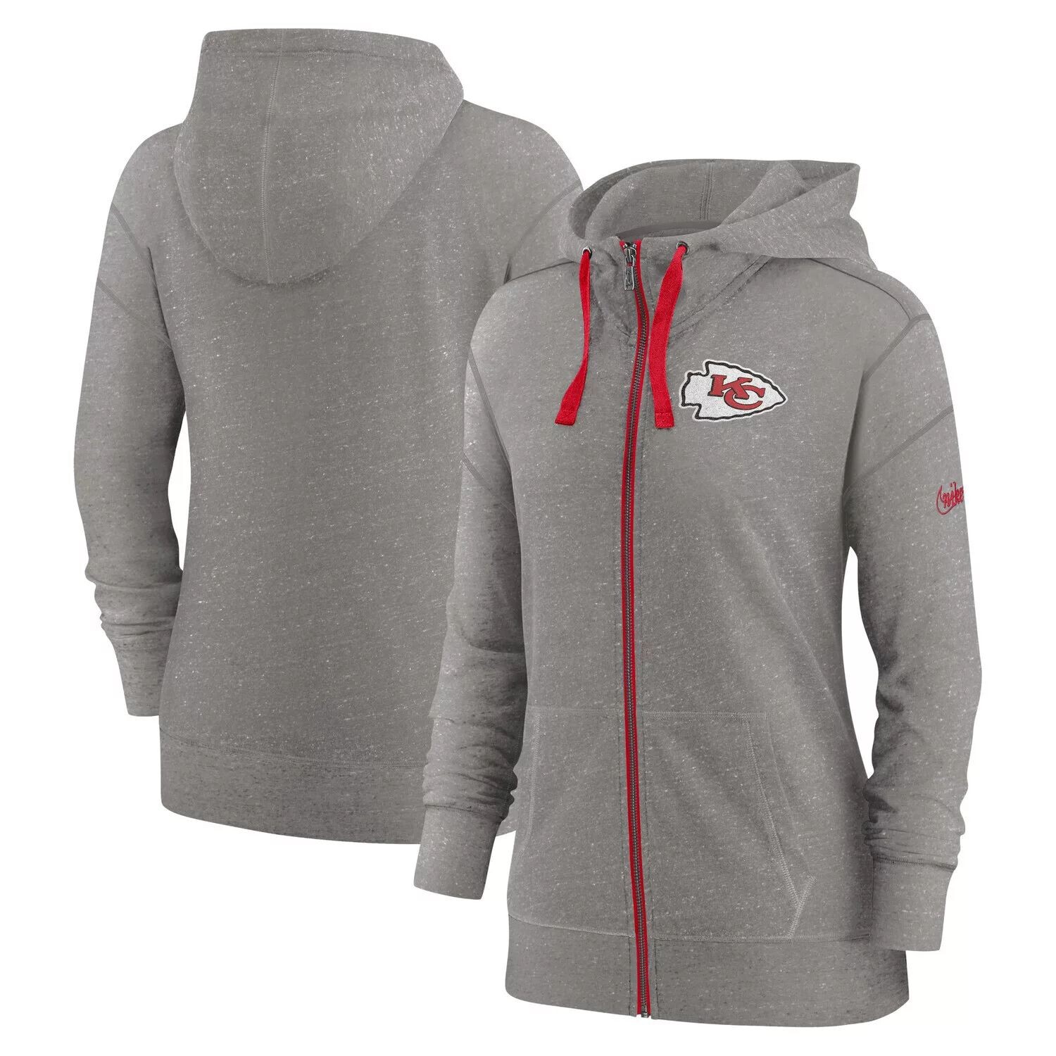 Женская винтажная худи с молнией во всю длину Nike Heather Charcoal Kansas City Chiefs Gym Nike
Женская винтажная худи с молнией во всю длину Nike Heather Charcoal Kansas City Chiefs Gym Nike