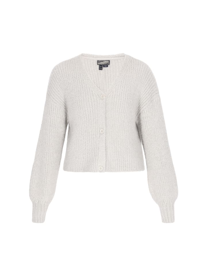 DreiMaster Женский кардиган серого меланжевого цвета
DreiMaster Женский кардиган серого меланжевого цвета