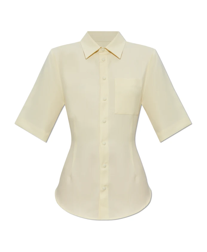 Рубашка с коротким рукавом Ami Paris, желтый
Рубашка с коротким рукавом Ami Paris, желтый