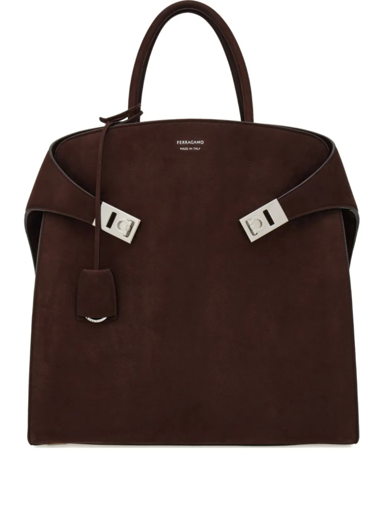 Ferragamo сумка-тоут Hug, коричневый
Ferragamo сумка-тоут Hug, коричневый