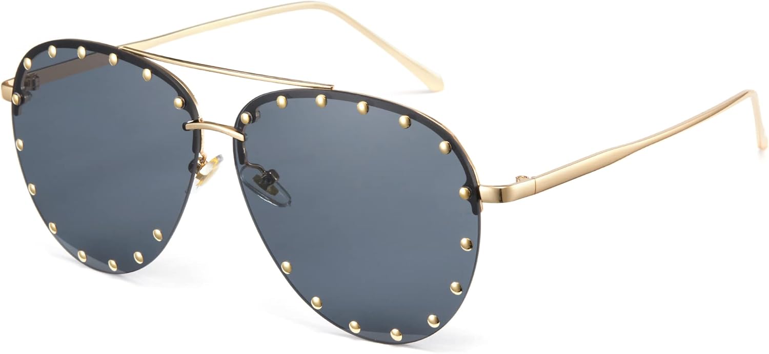 Солнцезащитные очки Cyxus Studded Aviator для женщин и мужчин, защита от УФ-излучения, модные очки-пилот для активного отдыха, модель 1078, 10-gold Frame Grey Lens 1078
Солнцезащитные очки Cyxus Studded Aviator для женщин и мужчин, защита от УФ-излучения, модные очки-пилот для активного отдыха, модель 1078, 10-gold Frame Grey Lens 1078