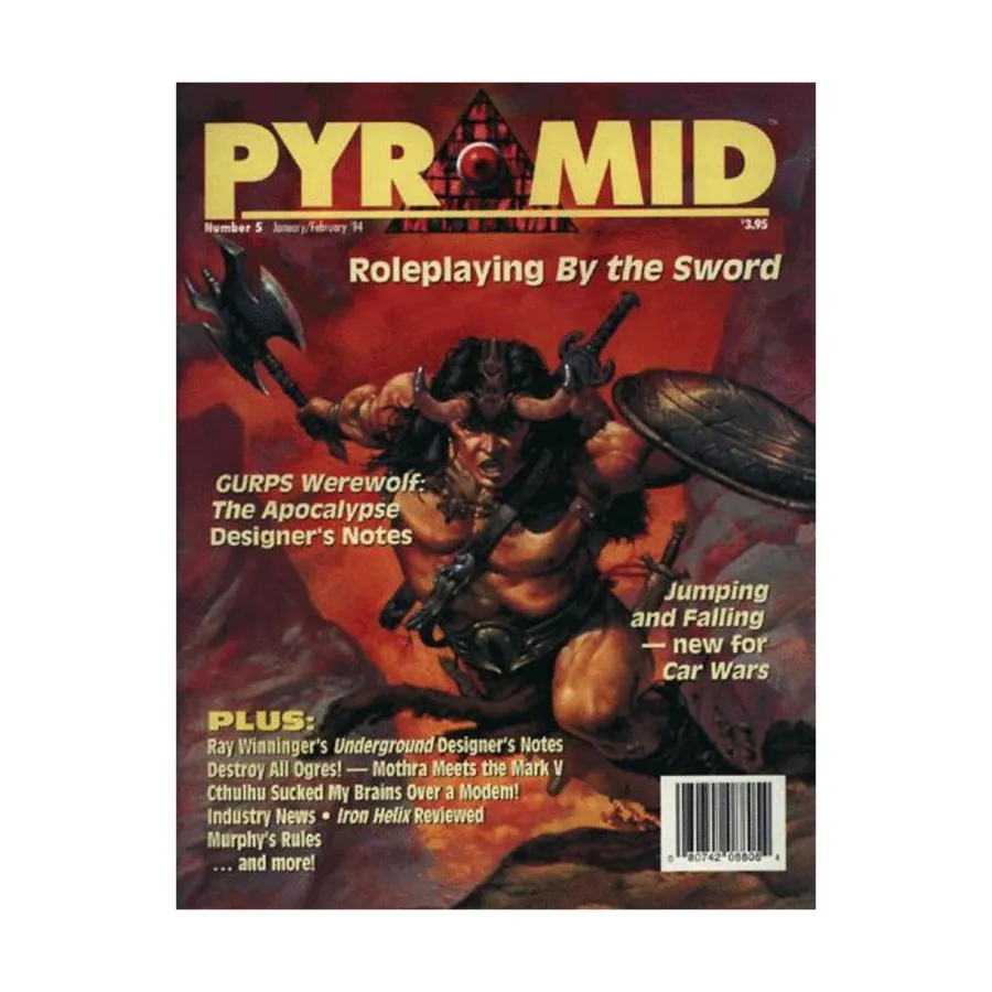 Журнал #5 "Roleplaying By the Sword", Pyramid Magazine
Журнал #5 "Roleplaying By the Sword", Pyramid Magazine