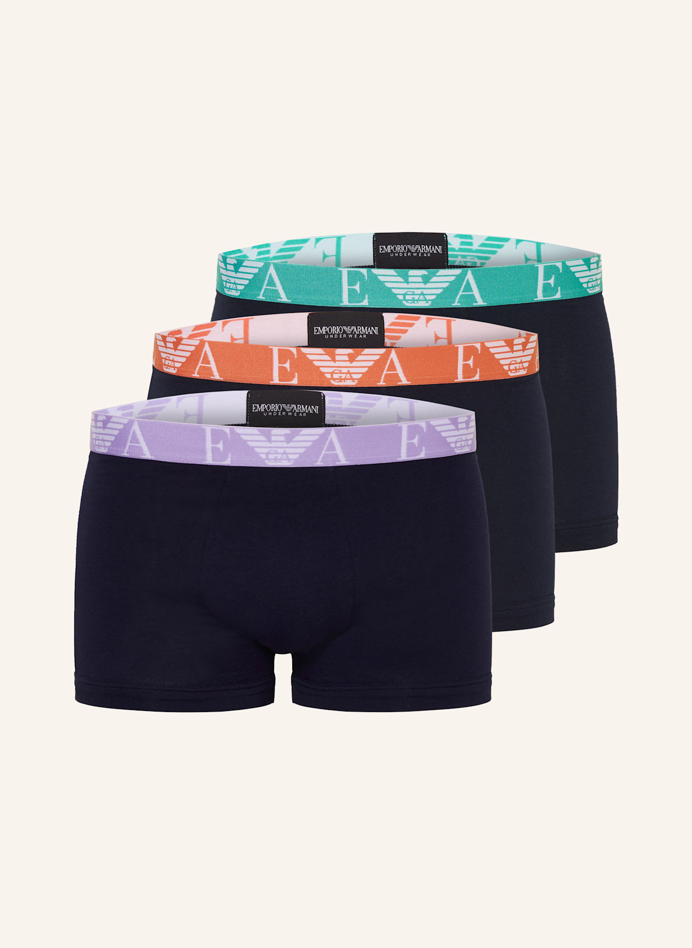 Комплект из 3 пар трусов-боксеров Emporio Armani, мультиколор
Комплект из 3 пар трусов-боксеров Emporio Armani, мультиколор