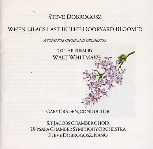 CD диск St Jacobs Chamber Choir: When Lilacs Last in the Dooryard Bloom'd
CD диск St Jacobs Chamber Choir: When Lilacs Last in the Dooryard Bloom'd
