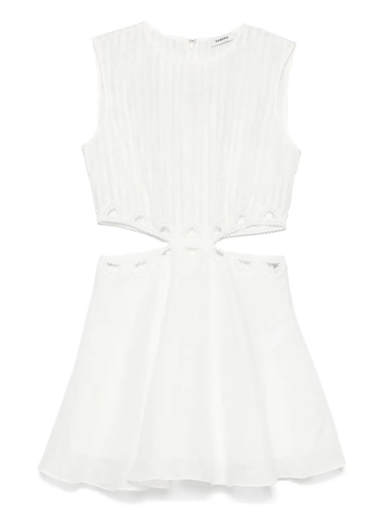 SANDRO платье мини с вырезами, белый
SANDRO платье мини с вырезами, белый