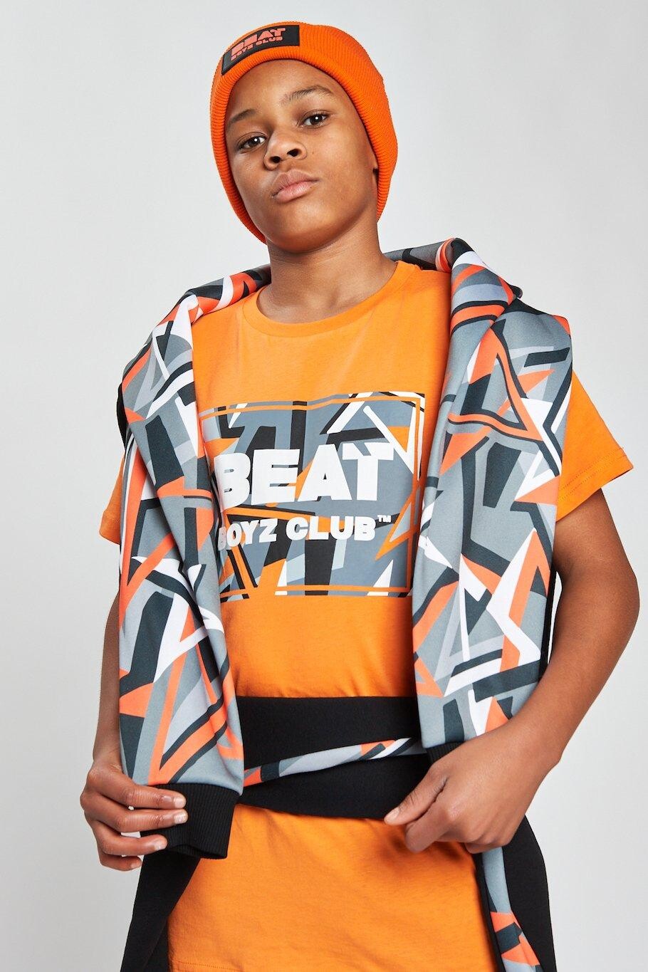 Футболка с логотипом Geo Box 'Frequency' Beat Boyz Club, оранжевый
Футболка с логотипом Geo Box 'Frequency' Beat Boyz Club, оранжевый