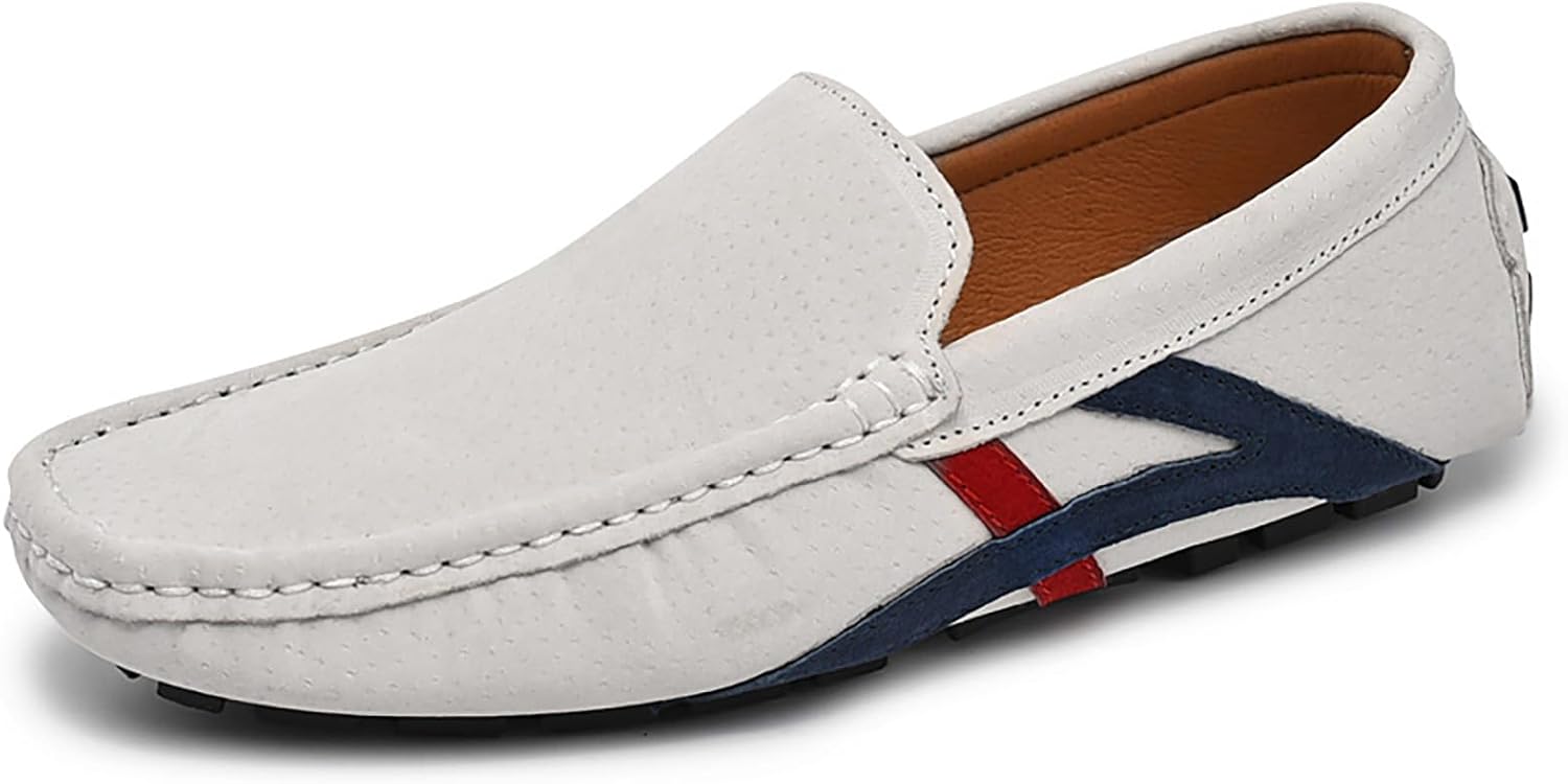 Мужские кожаные деловые повседневные лоферы, удобные городские туфли без шнурков Generic, белый
Мужские кожаные деловые повседневные лоферы, удобные городские туфли без шнурков Generic, белый