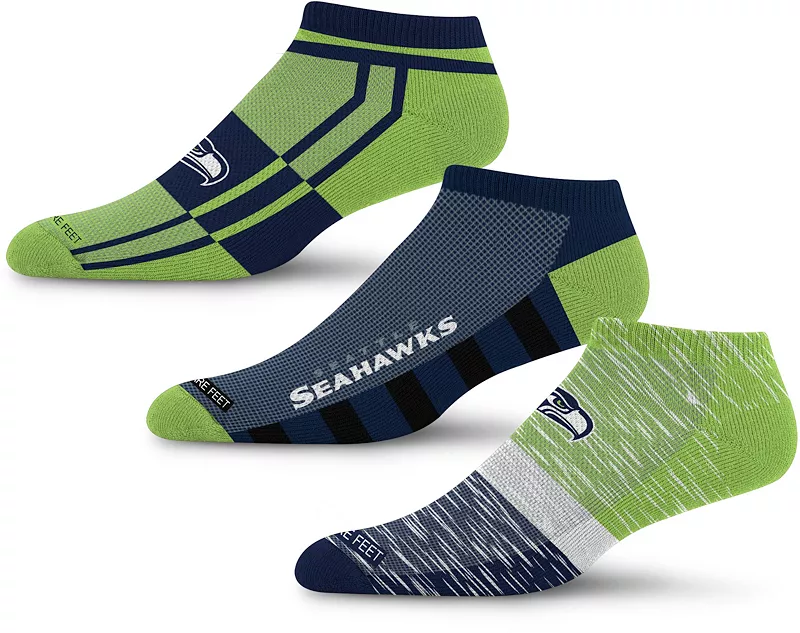 Набор из 3 носков для взрослых Seattle Seahawks Streak Strike для босых ног For Bare Feet
Набор из 3 носков для взрослых Seattle Seahawks Streak Strike для босых ног For Bare Feet