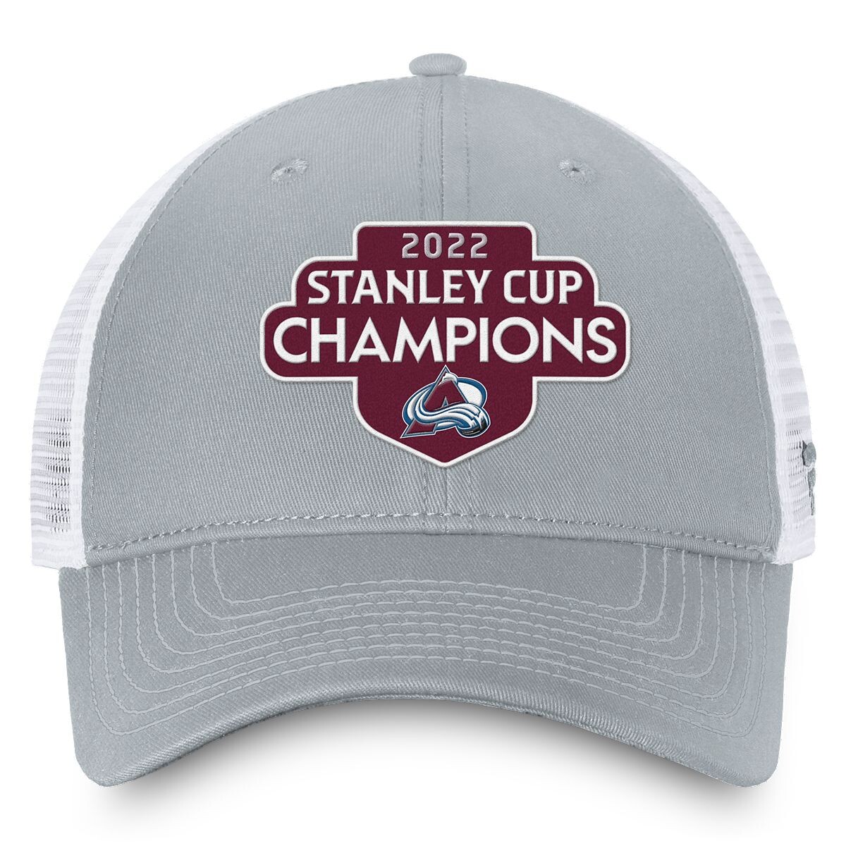 Фирменная мужская серая/белая регулируемая кепка Colorado Avalanche Cup Champions 2022 для раздевалки Trucker Fanatics
Фирменная мужская серая/белая регулируемая кепка Colorado Avalanche Cup Champions 2022 для раздевалки Trucker Fanatics