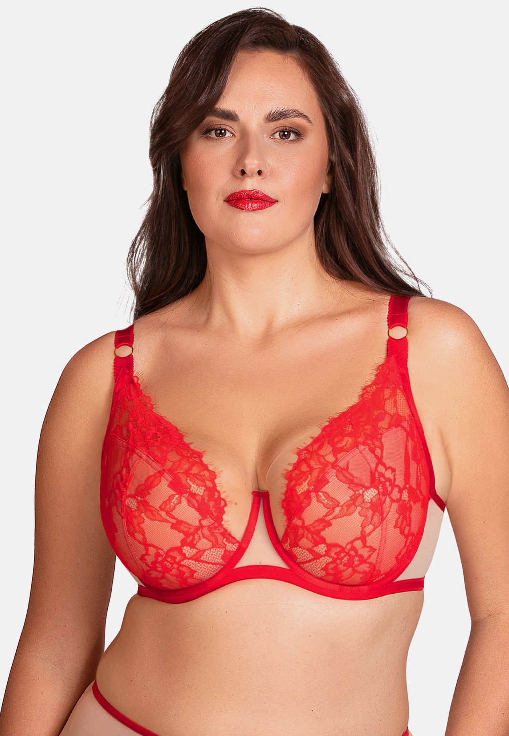 Бюстгальтер на косточках Vivisence, красный
Бюстгальтер на косточках Vivisence, красный