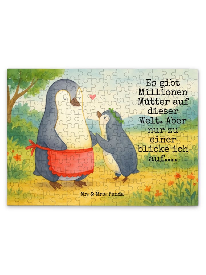 Mr. & Mrs. Panda Изображение пингвина-пазла с детенышем и надписью белого цвета
Mr. & Mrs. Panda Изображение пингвина-пазла с детенышем и надписью белого цвета