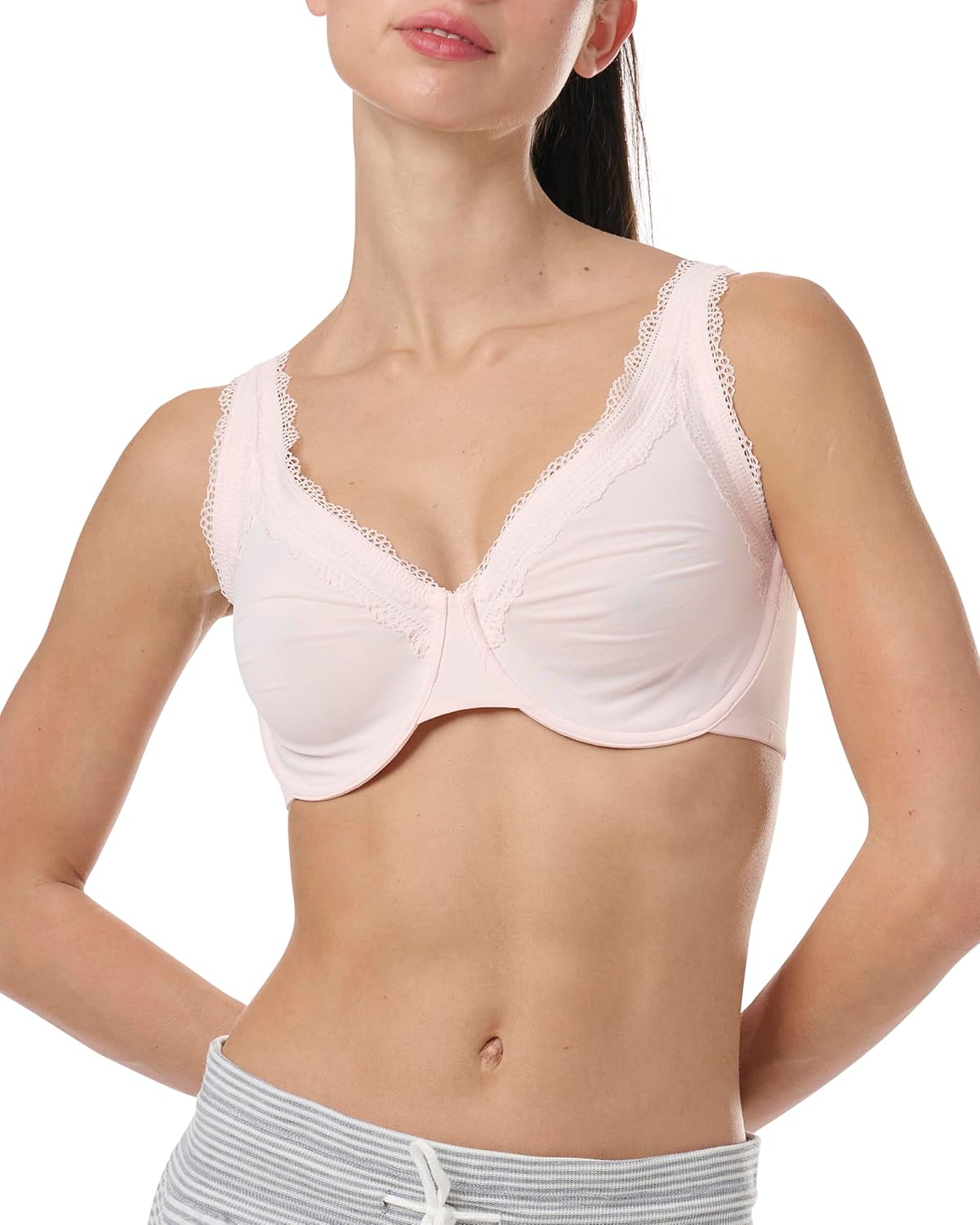 Женский бюстгальтер Tommy Hilfiger больших размеров с кружевной отделкой, без подкладки, на косточках, с высоким лифом, Rosewater
Женский бюстгальтер Tommy Hilfiger больших размеров с кружевной отделкой, без подкладки, на косточках, с высоким лифом, Rosewater