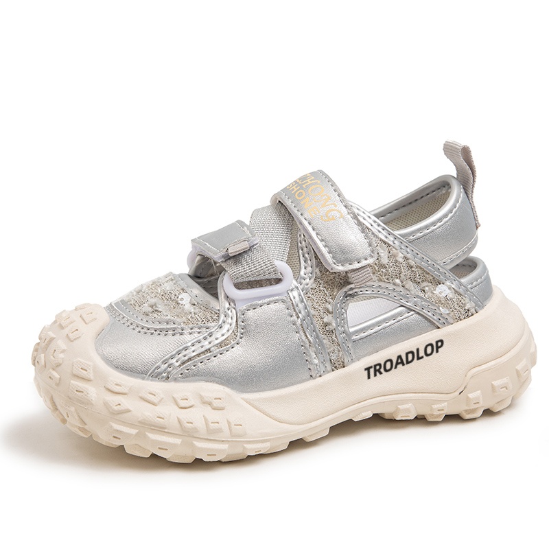Детские сандалии с низкой подошвой, амортизацией, легкой и дышащей подошвой, нескользящие TROADLOP, серебряный
Детские сандалии с низкой подошвой, амортизацией, легкой и дышащей подошвой, нескользящие TROADLOP, серебряный