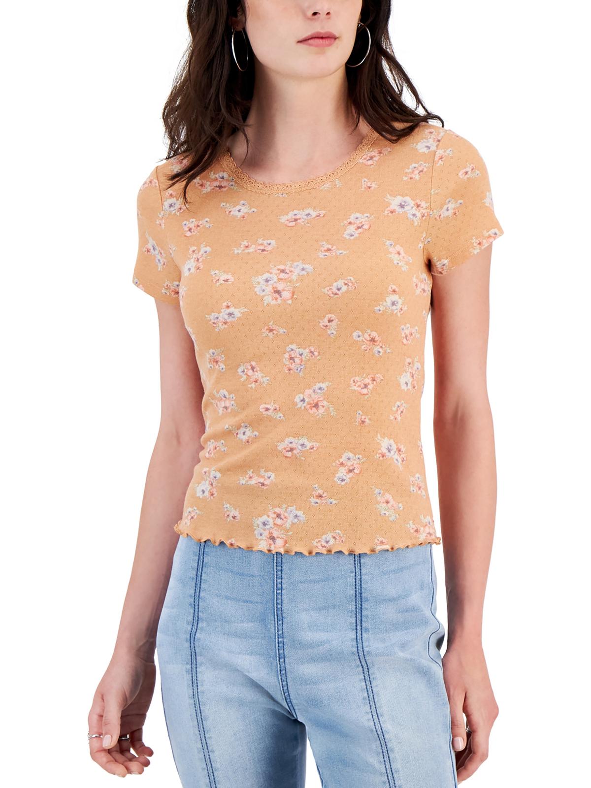 Женский топ-пуловер с цветочным принтом и короткими рукавами Hippie Rose, цвет tan floral
Женский топ-пуловер с цветочным принтом и короткими рукавами Hippie Rose, цвет tan floral