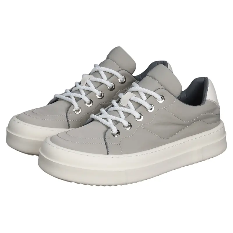 ZUOSAISI Серые мужские скейтерские кроссовки с амортизацией, дышащие, легкие, с эффектом увеличения роста, цвет Gray
ZUOSAISI Серые мужские скейтерские кроссовки с амортизацией, дышащие, легкие, с эффектом увеличения роста, цвет Gray