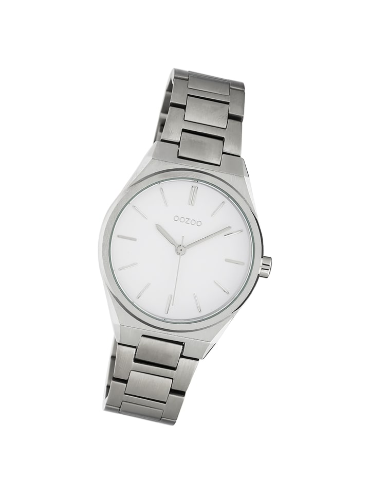Аналоговые наручные часы Oozoo Timepieces, серебристые, средний размер (примерно 34 мм)
Аналоговые наручные часы Oozoo Timepieces, серебристые, средний размер (примерно 34 мм)