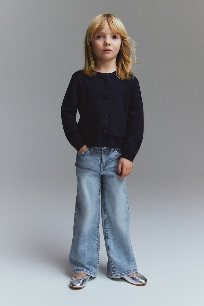 Джинсы Superstretch с широкими штанинами H&M, голубой
Джинсы Superstretch с широкими штанинами H&M, голубой